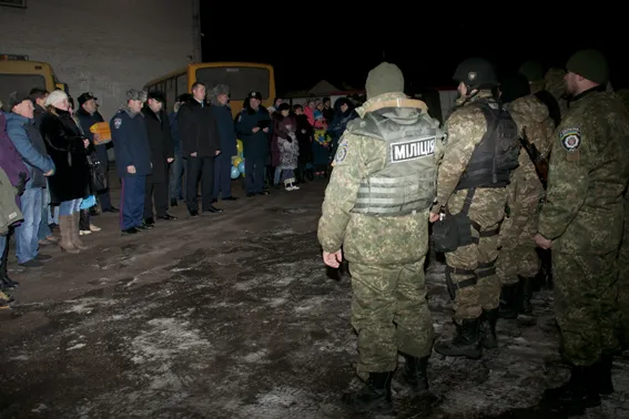 Міліціонери Черкащини повернулись із зони АТО (Фоторепортаж) + (Відео) — фото 2