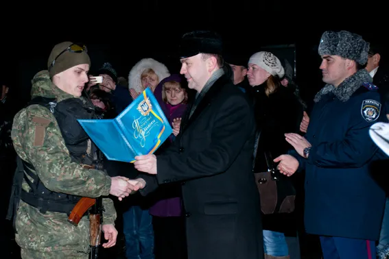 Міліціонери Черкащини повернулись із зони АТО (Фоторепортаж) + (Відео) — фото 5